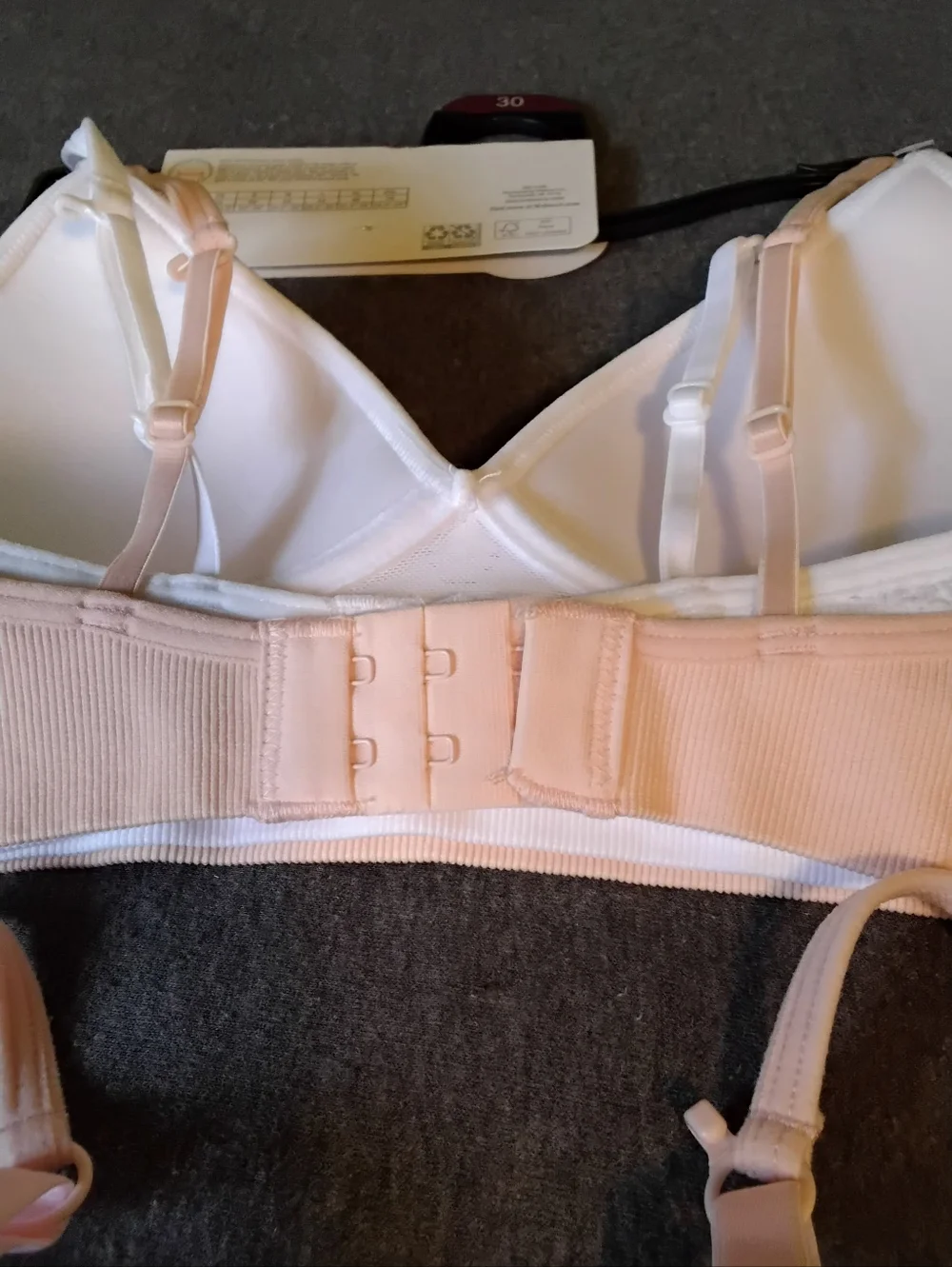 Wonder Nation & Justice Girls Bras Size 30 3-Pack T-Shirt Bra Bundle - Picture 3 of 7